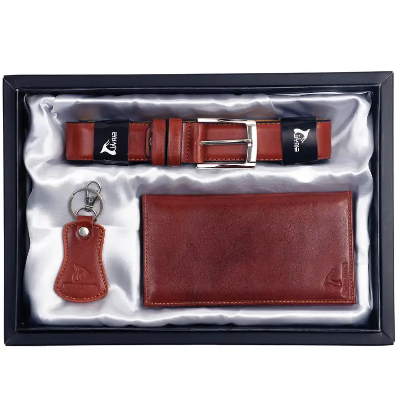 ست هدیه مردانه چرم بارز مدل DS61.newBOX