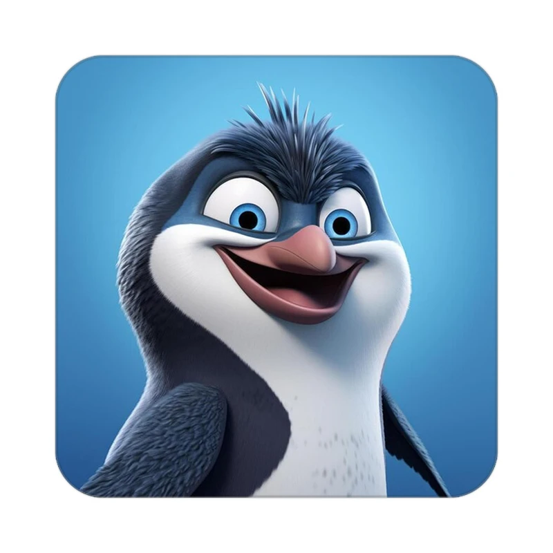 زیر لیوانی کاکتی طرح حیوانات کارتونی مدل mp27684