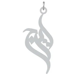 آویز گردنبند نقره کرابو طرح ایرج مدل Kn2-1127