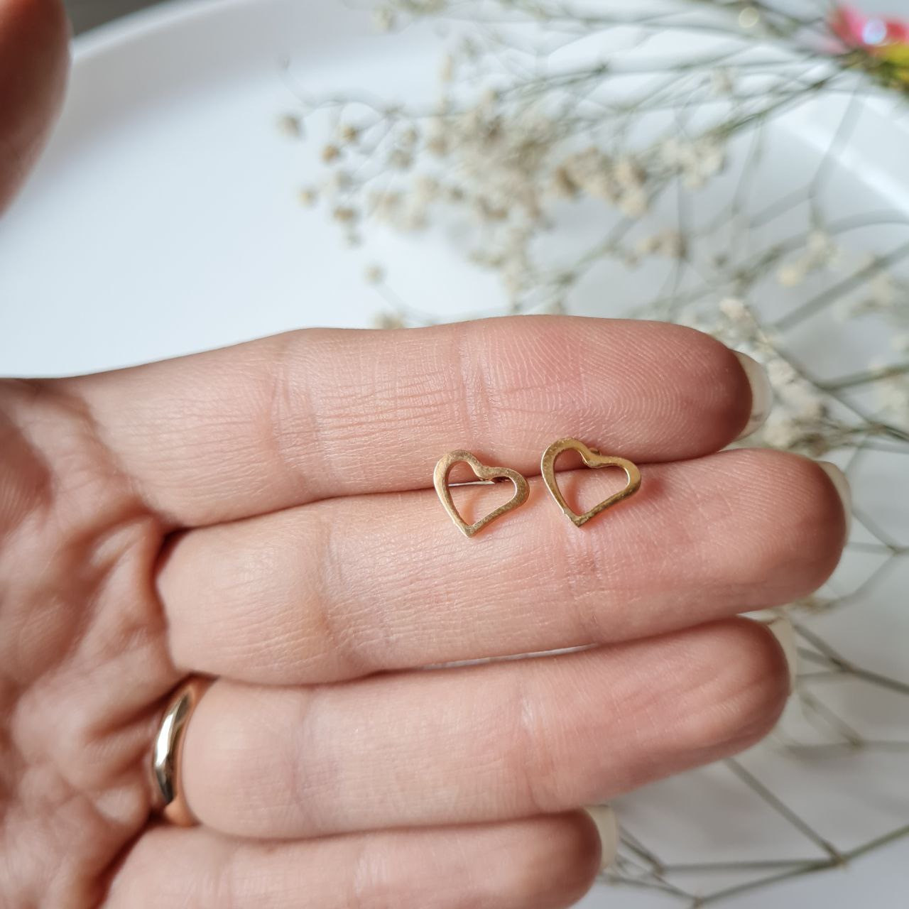 گوشواره زنانه مدل قلبی