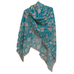 روسری زنانه مدل حریر نخ کد 10