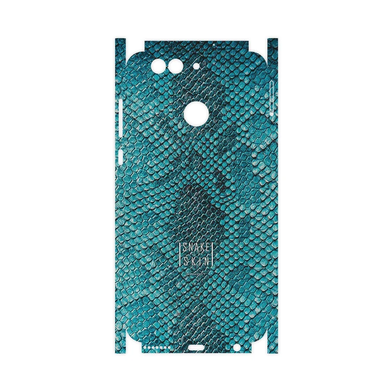 برچسب پوششی ماهوت مدل Blue Snake Skin-FullSkin مناسب برای گوشی موبایل هوآوی Nova 2 Plus