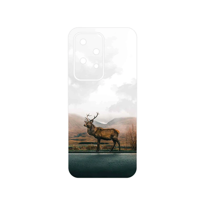 برچسب پوششی ماهوت مدل Horned_Deer مناسب برای گوشی موبایل آنر 200 Lite