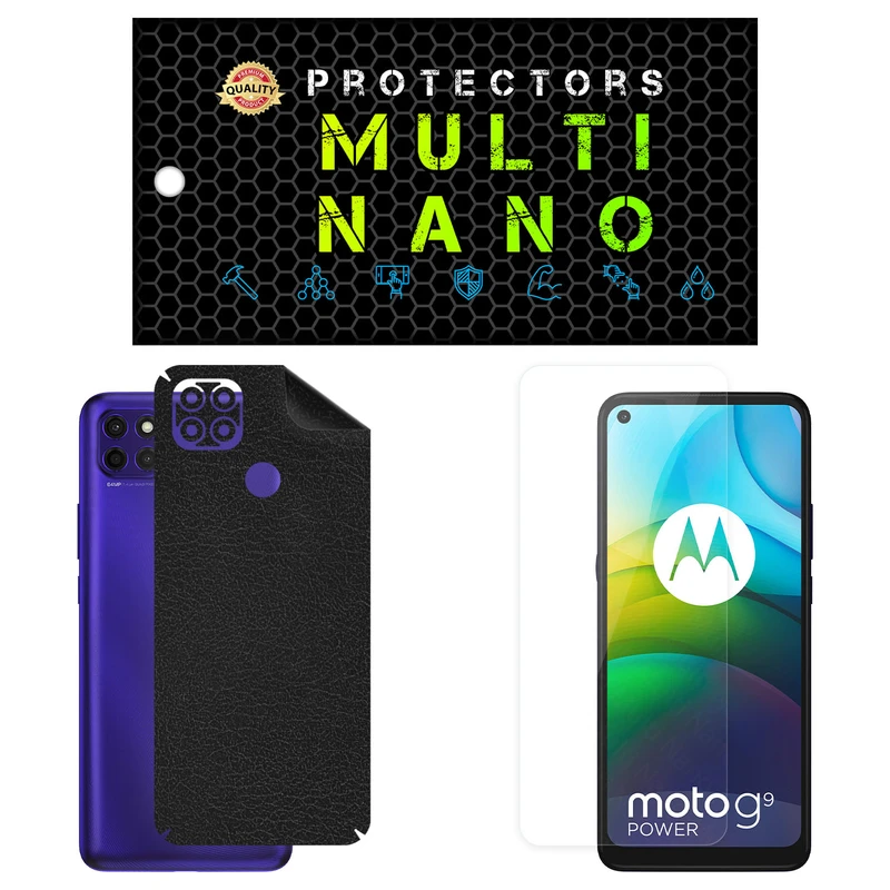 محافظ صفحه نمایش مولتی نانو مدل X-SFL مناسب برای گوشی موبایل موتورولا Moto G9 Power به همراه برچسب پوششی
