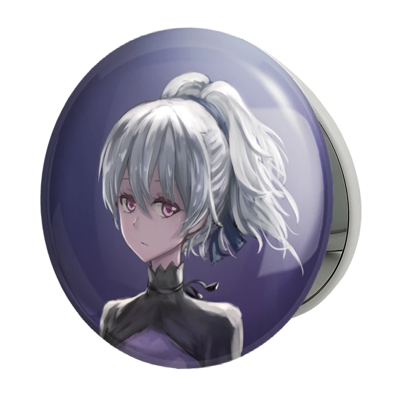 آینه جیبی خندالو طرح یین انیمه تاریک تر از سیاهی Darker Than Black مدل تاشو کد 22561 