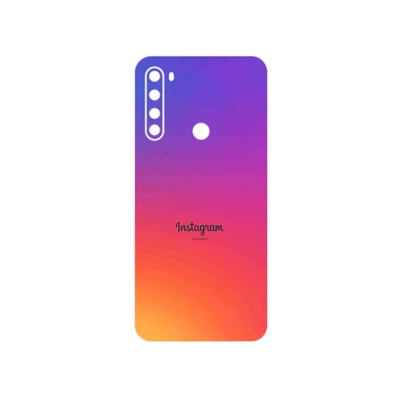 برچسب پوششی ماهوت مدل Instagram مناسب برای گوشی موبایل شیائومی Redmi Note 8 2021