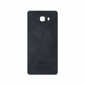 MAHOOT Graphite Buffalo Leather Cover Sticker for Samsung Galaxy C9 Pro