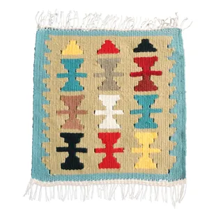 رومیزی گلیم دستبافت مدل اکرلیک کد GL4