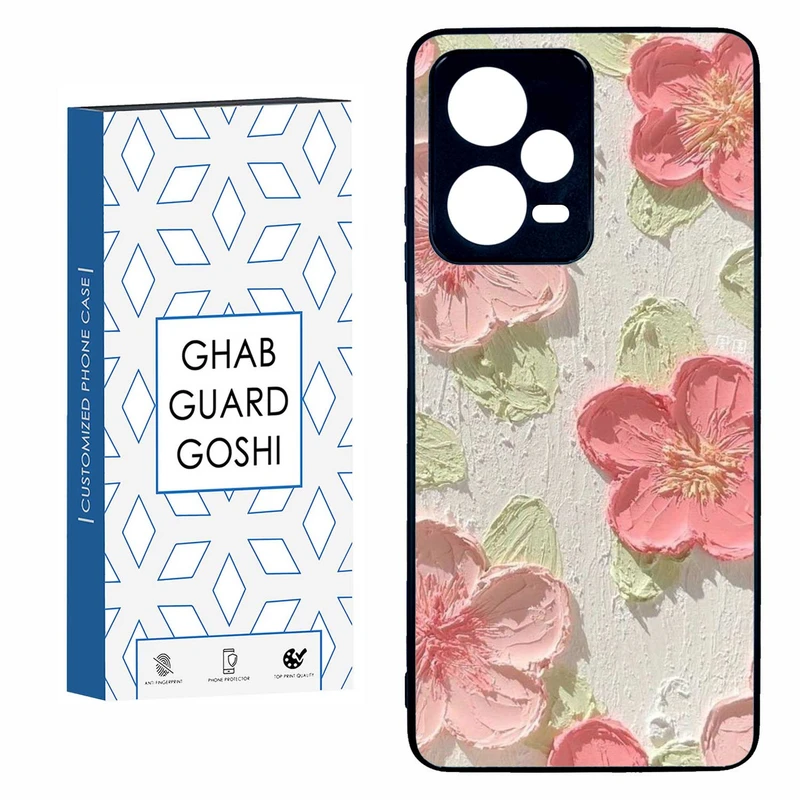 کاور قاب گارد گوشی طرح گل کد TPU-282 مناسب برای گوشی موبایل شیائومی  REDMI NOTE 12 PRO 5G