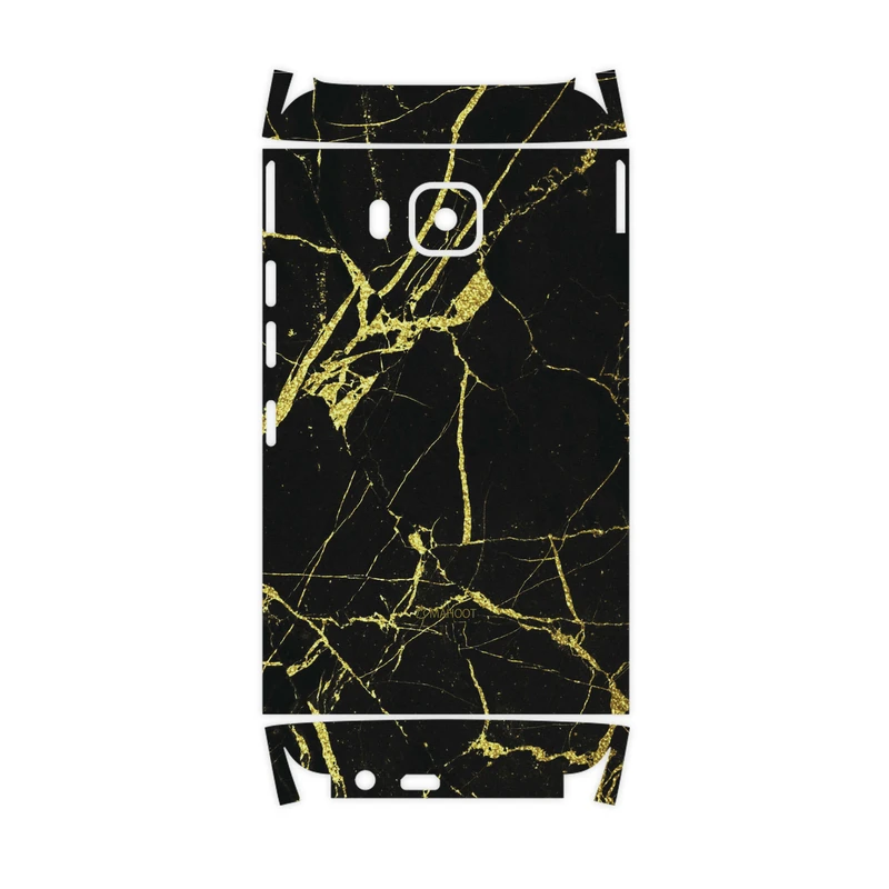 برچسب پوششی ماهوت مدل Graphite-Gold-Marble-FullSkin مناسب برای گوشی موبایل اچ تی سی One M9