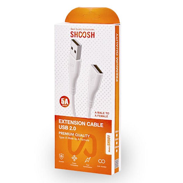 کابل افزایش طول USB مدل SH501 طول 1.5 متر