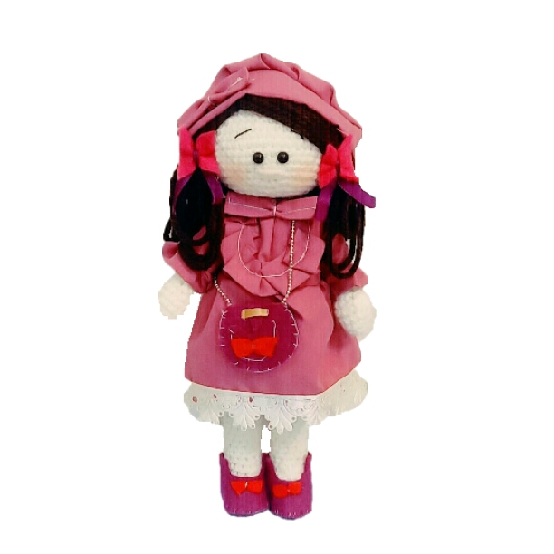 عروسک بافتنی مدل نازدونه کد hp40