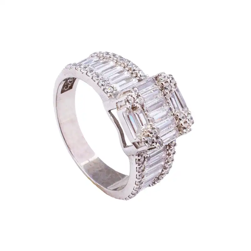 انگشتر نقره زنانه مدل GA-R104