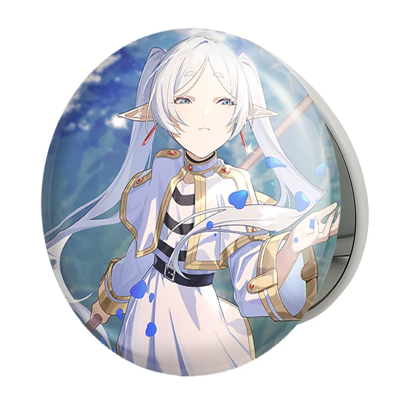 آینه جیبی خندالو طرح انیمه فریرن (Frieren) مدل تاشو کد 33930