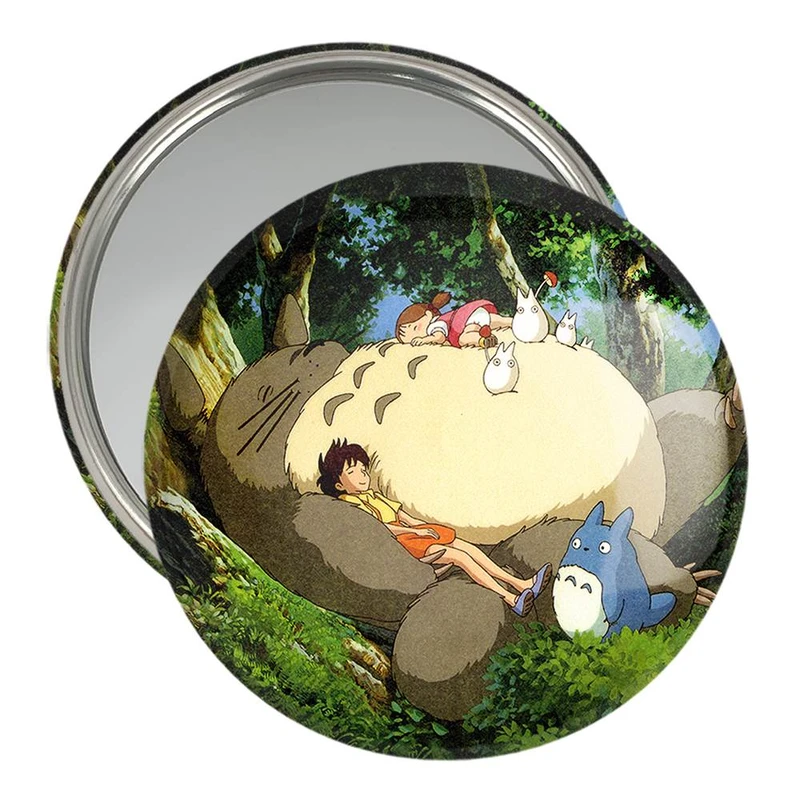 آینه جیبی خندالو مدل توتورو و ساتسوکی انیمه توتورو Totoro  کد 12812