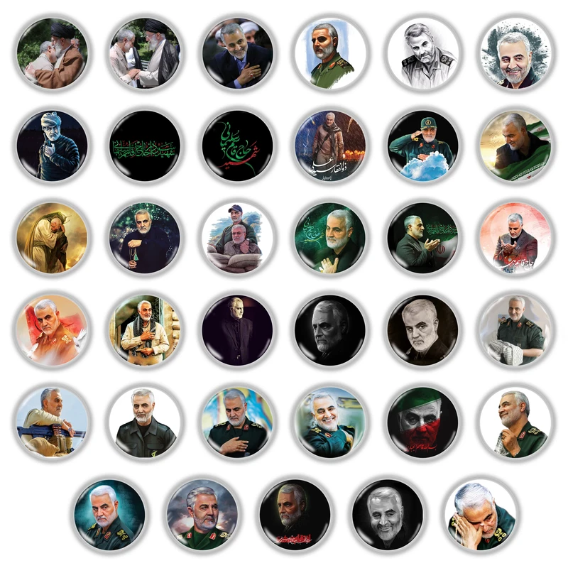 پیکسل طرح سردار سلیمانی مجموعه 35 عددی
