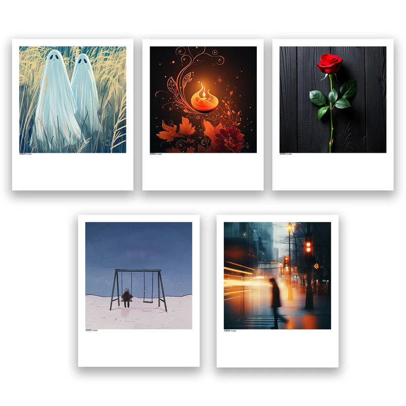 آویز تزیینی عرش مدل فانتزی هنری کد Asa778 مجموعه پنج عددی