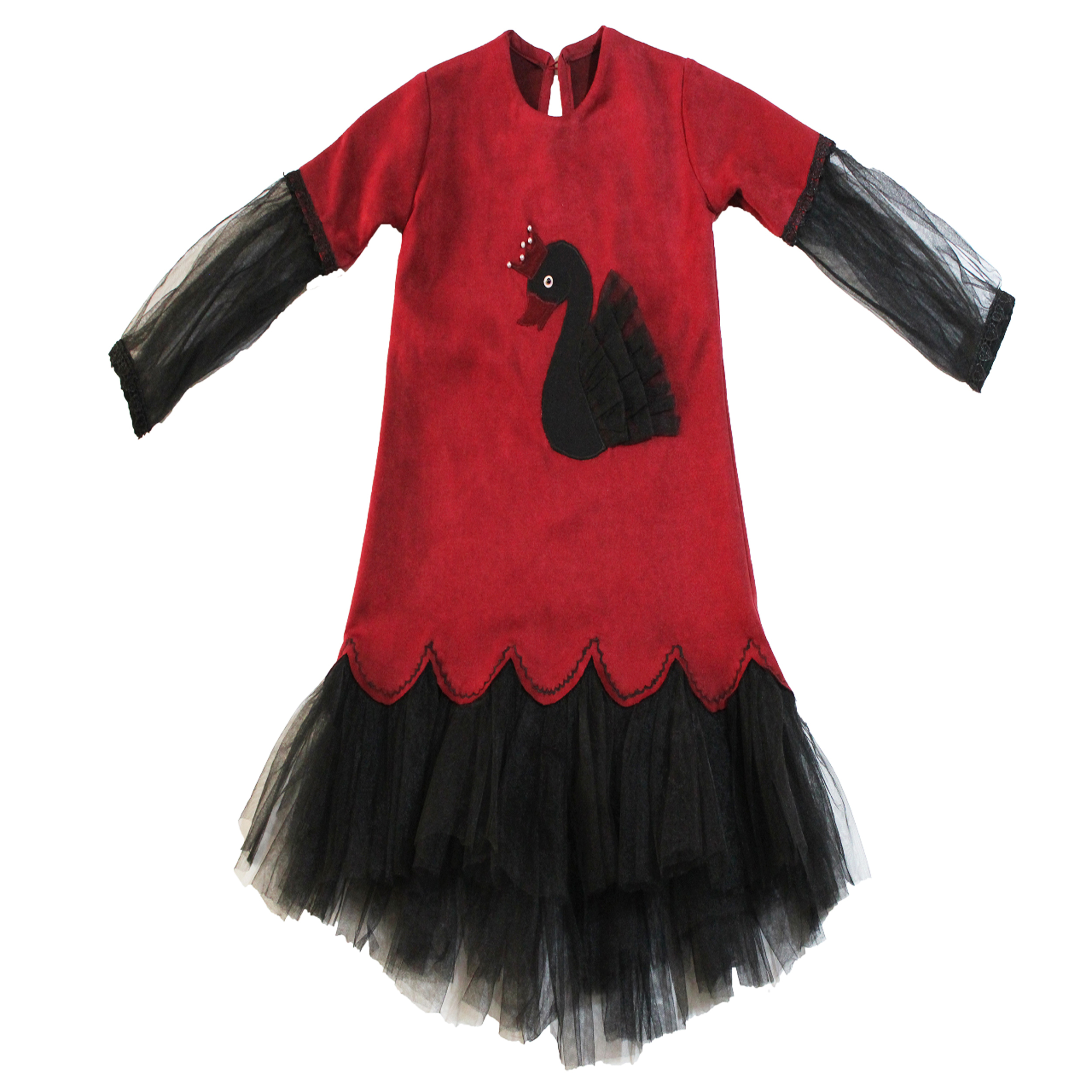 پیراهن دخترانه مدل قو