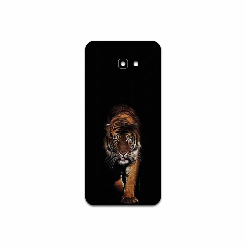 برچسب پوششی ماهوت مدل Wild Tiger مناسب برای گوشی موبایل سامسونگ Galaxy J4 Plus