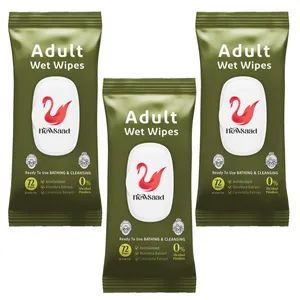 دستمال مرطوب بزرگسالان نیوساد مدل Adult3 سه بسته 72 عددی