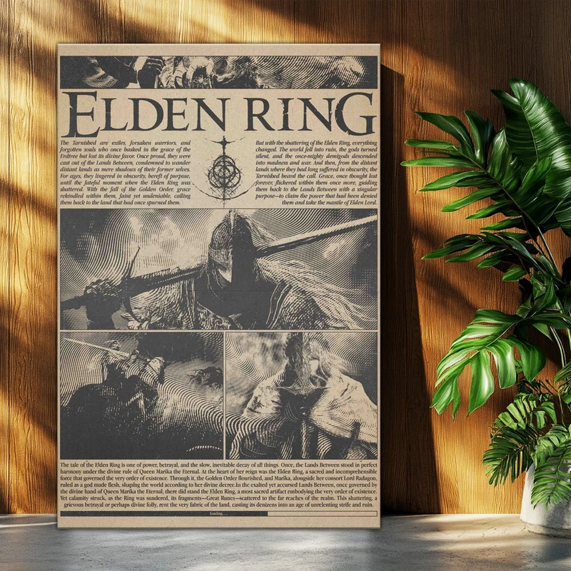 تابلو شاسی بکلیت طرح گیمینگ الدن رینگ Elden Ring مدل T-po1647