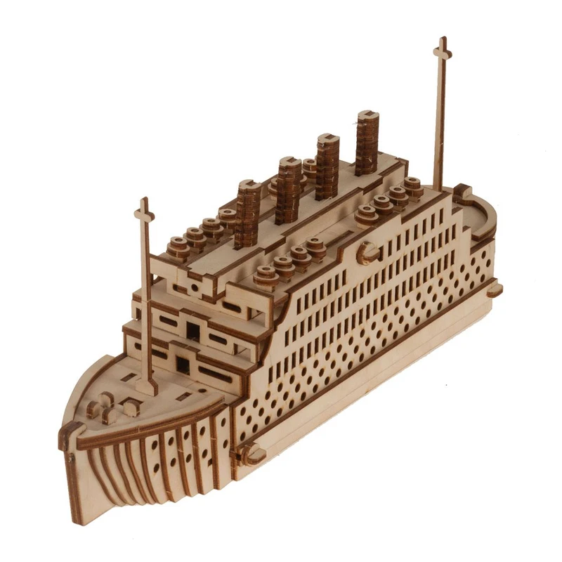 ساختنی مدل ماکت چوبی کشتی تایتانیک کد M74