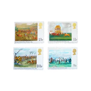 تمبر یادگاری مدل Horseracing کد 004 مجموعه 4 عددی