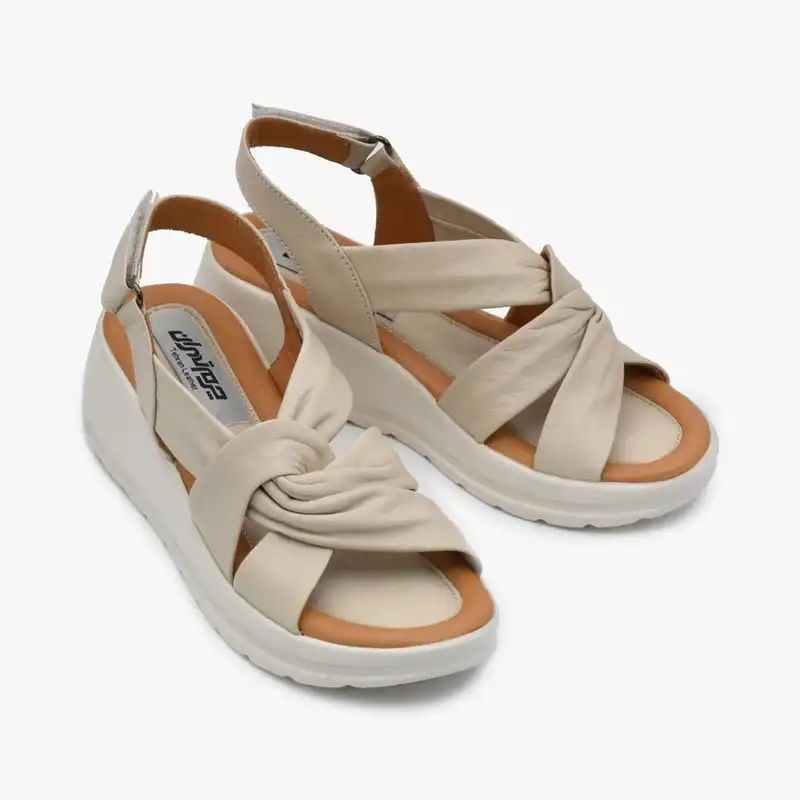 صندل زنانه چرم تهران مدل Q72K