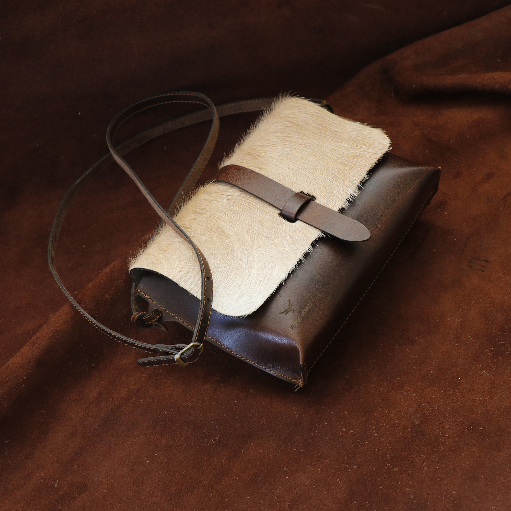 کیف دوشی زنانه چرم بارثاوا مدل 1254a -  - 3