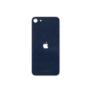 MAHOOT Deep-Blue-Leather Cover Sticker for Apple iPhone SE 2020