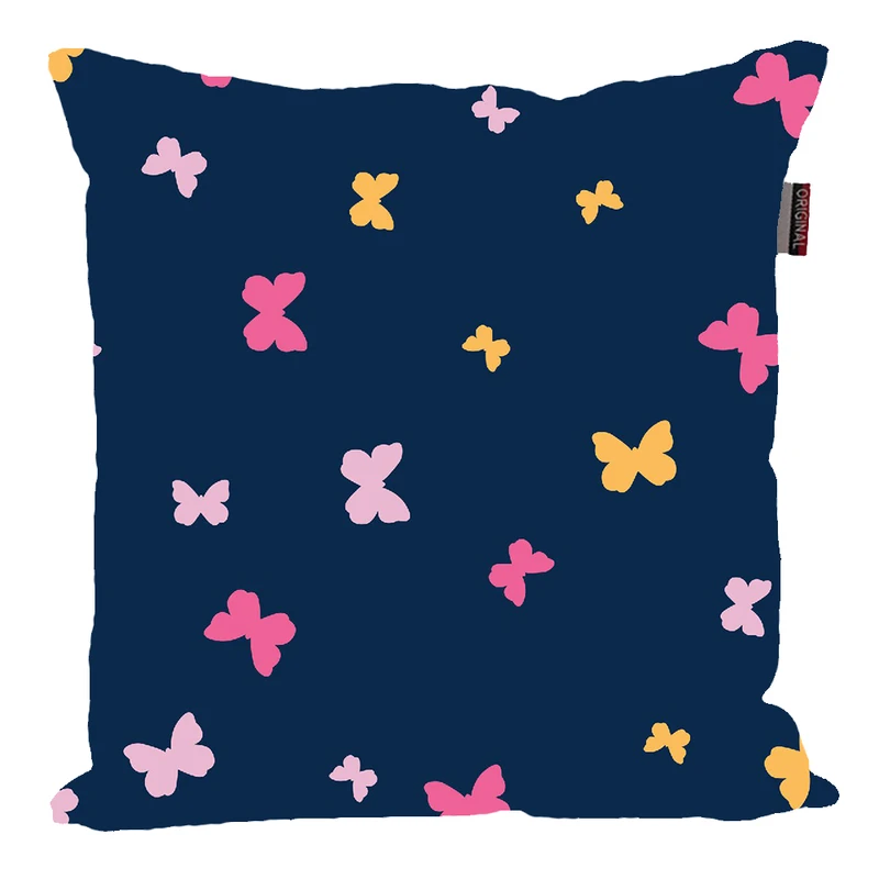 کوسن پاد آفرین مدل فانتزی طرح پروانه رنگی کیوت کد p320