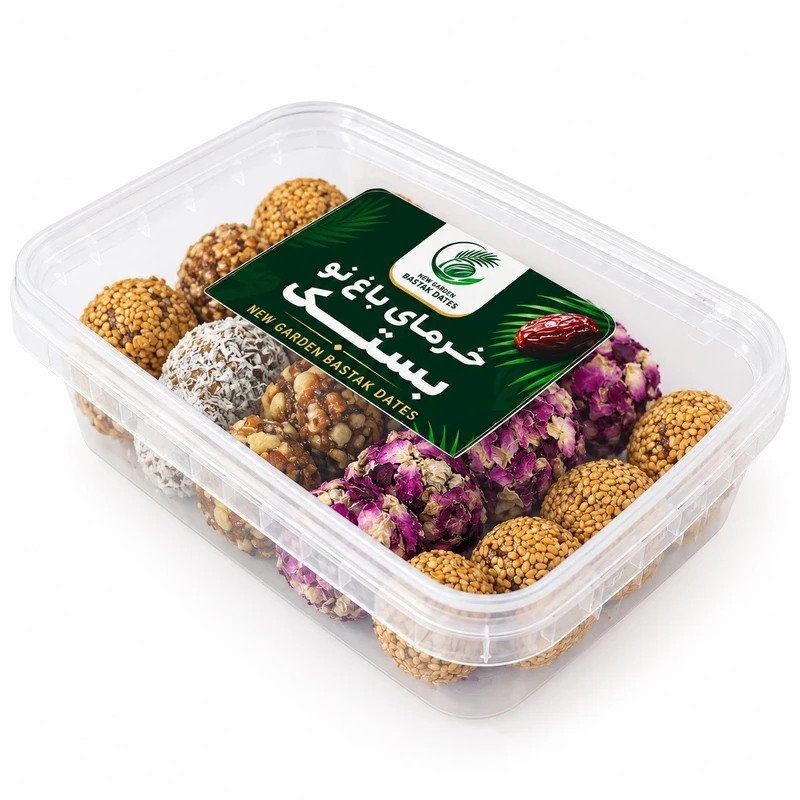 توپک خرمایی روکش دار - ۴۰۰ گرم