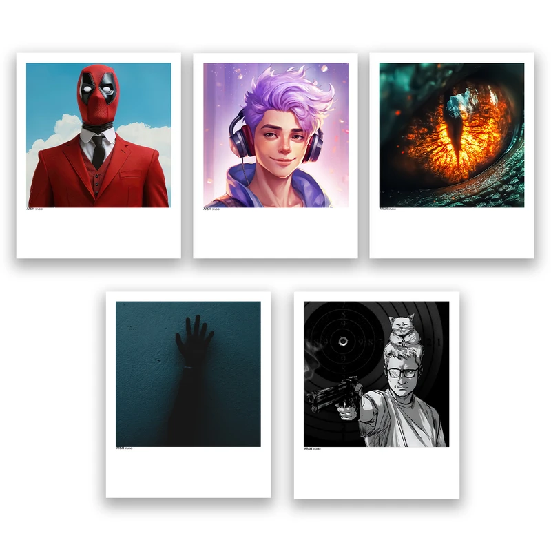 آویز تزیینی عرش مدل فانتزی کد Asa822 مجموعه پنج عددی