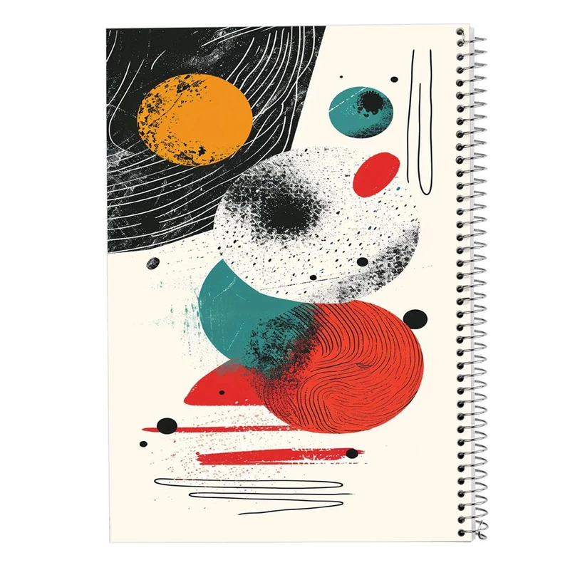 دفتر نقاشی 50 برگ مدوپد مدل اشکال فانتزی کد DF16227