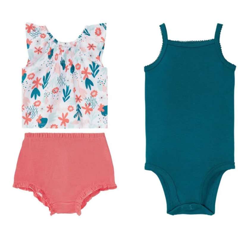 ست 3 تکه لباس نوزادی لوپیلو مدل ger433