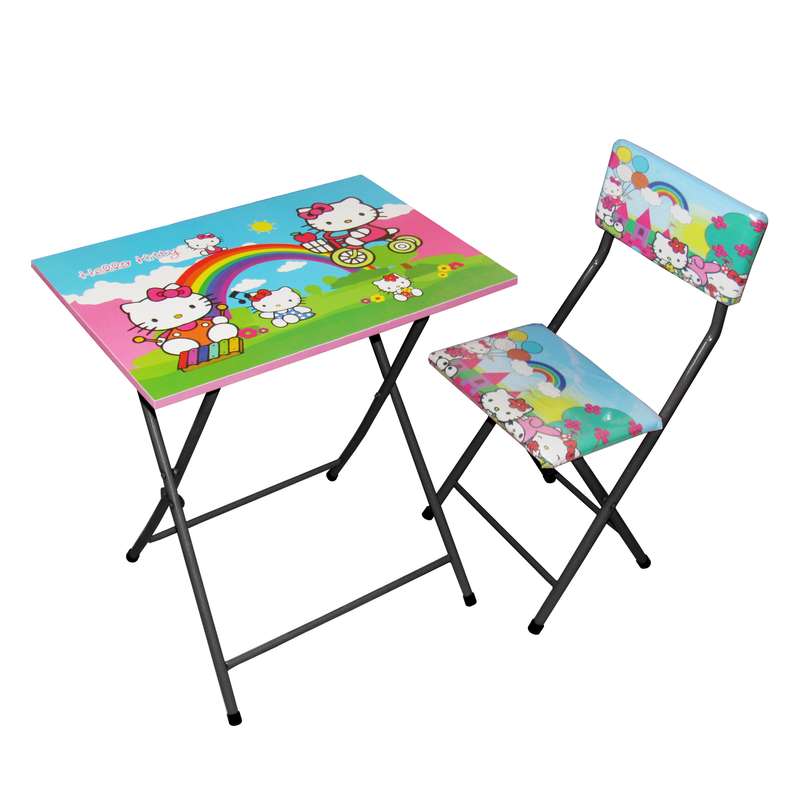 ست میز تحریر و صندلی میزیمو مدل کیتی 3 کد 213