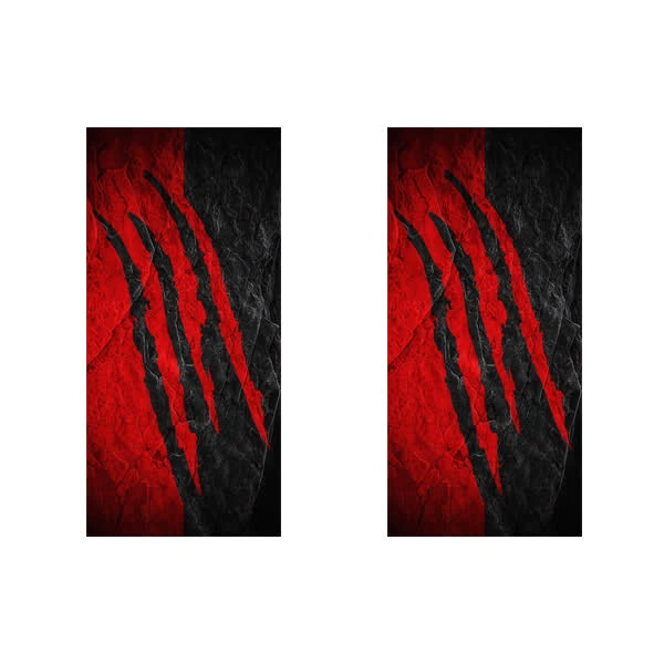 برچسب پلاک خودرو رایسان کد BP0015 مجموعه2 عددی