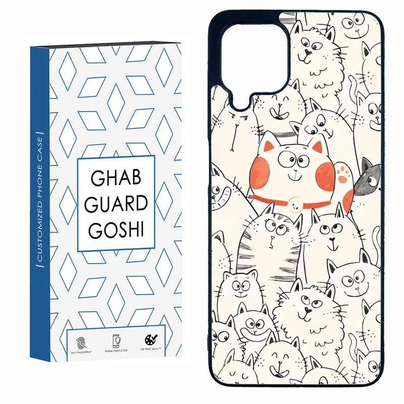 کاور قاب گارد گوشی طرح گربه کد TPU-024 مناسب برای گوشی موبایل سامسونگ  GALAXY A22 4G / M32 4G