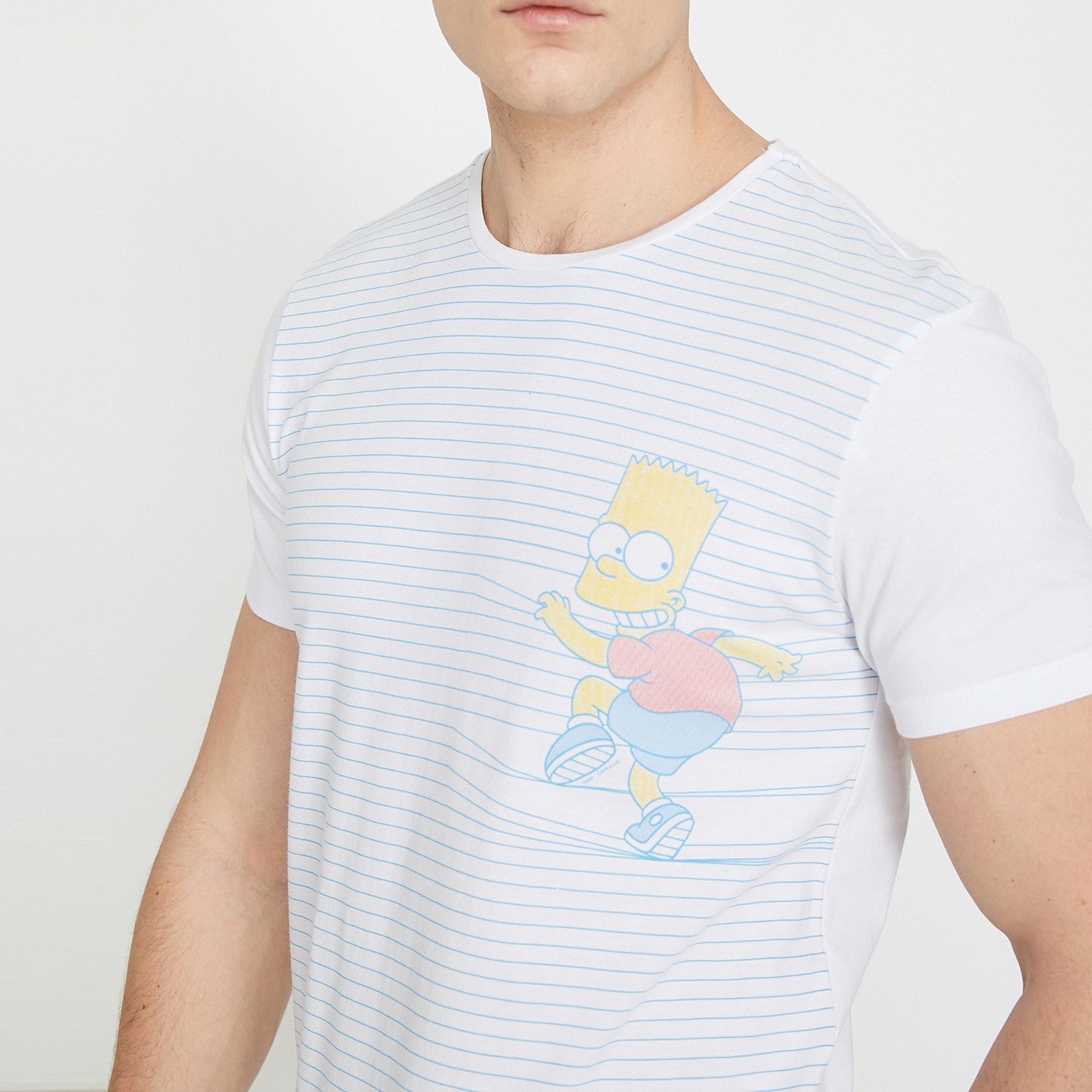 تی شرت آستین کوتاه مردانه کوتون مدل WT976 Simpson -  - 2
