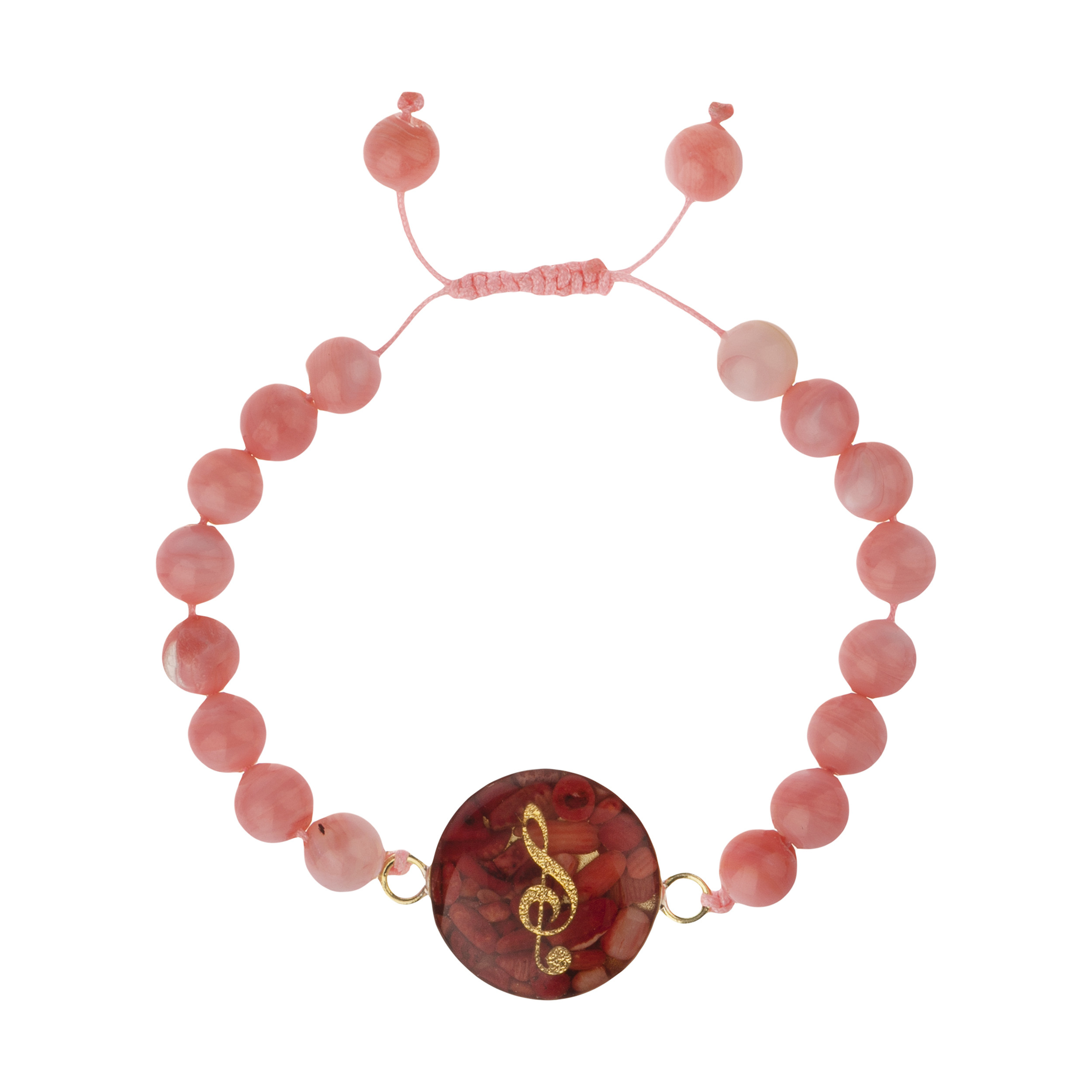 دستبند زنانه طرح نت موسیقی مدل mr13