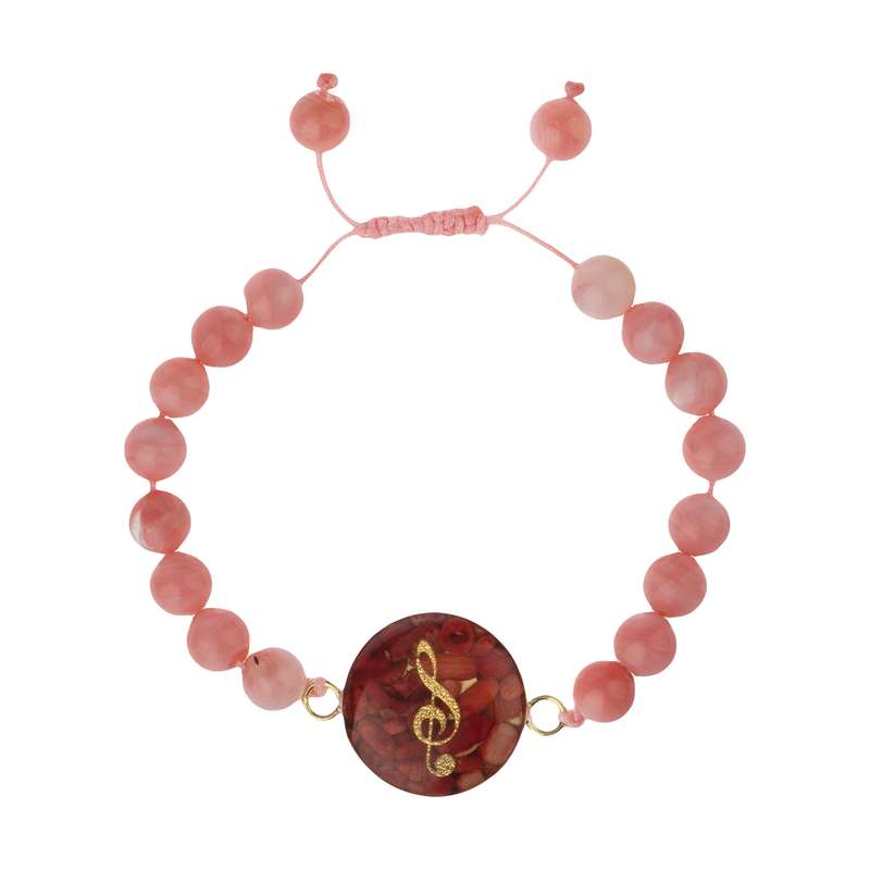 دستبند زنانه طرح نت موسیقی مدل mr13