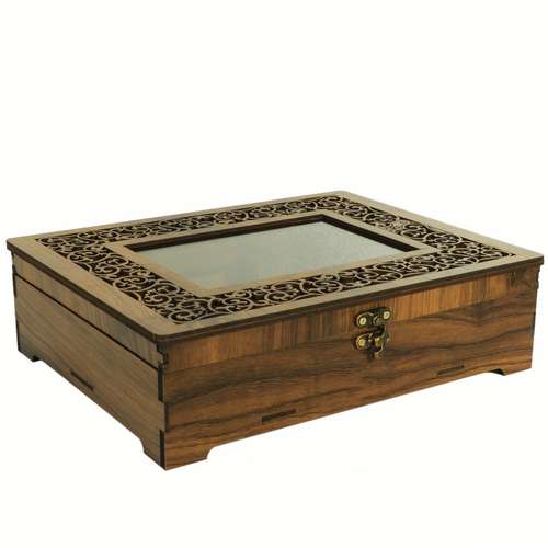 جعبه پذیرایی  مدل مینا 6 خانه کد SB-126b