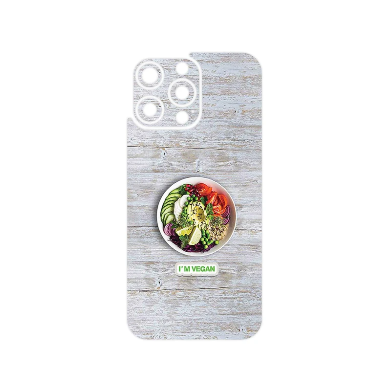 برچسب پوششی ماهوت مدل Im_vegan مناسب برای گوشی موبایل اپل iPhone 16 Pro Max