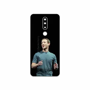 MAHOOT Mark Zuckerberg Cover Sticker for Nokia 5.1 Plus