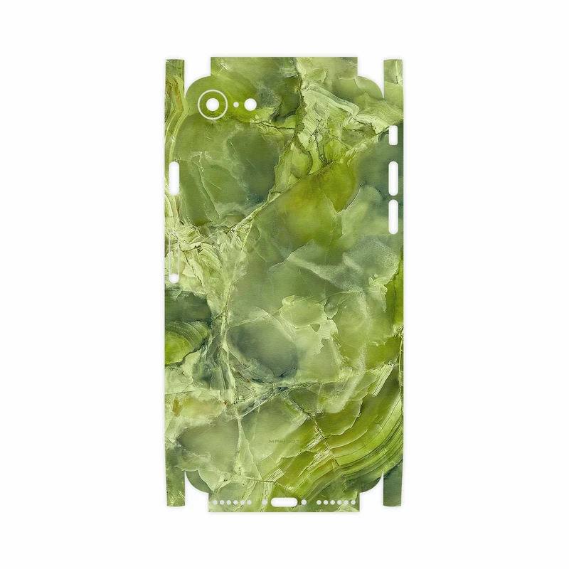 برچسب پوششی ماهوت مدل Green Crystal Marble-FullSkin مناسب برای گوشی موبایل اپل iPhone 8