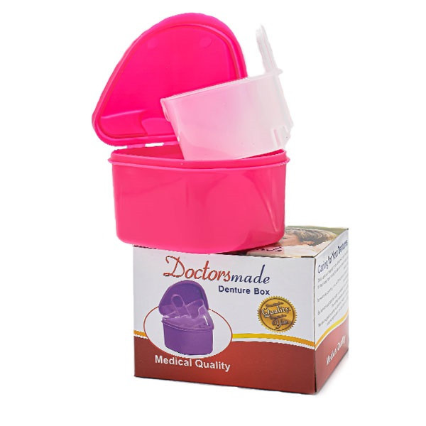 ظرف دندان مصنوعی دکتر مید مدل R-01 بسته 2 عددی