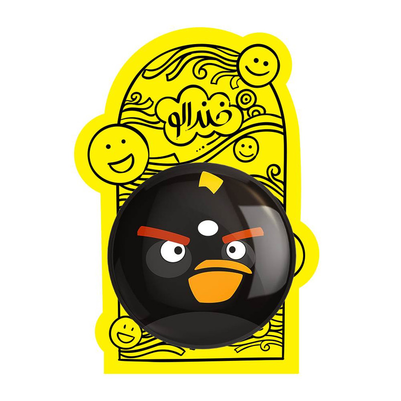 آینه جیبی خندالو مدل بمب پرندگان خشمگین Angry Birds  کد 13858