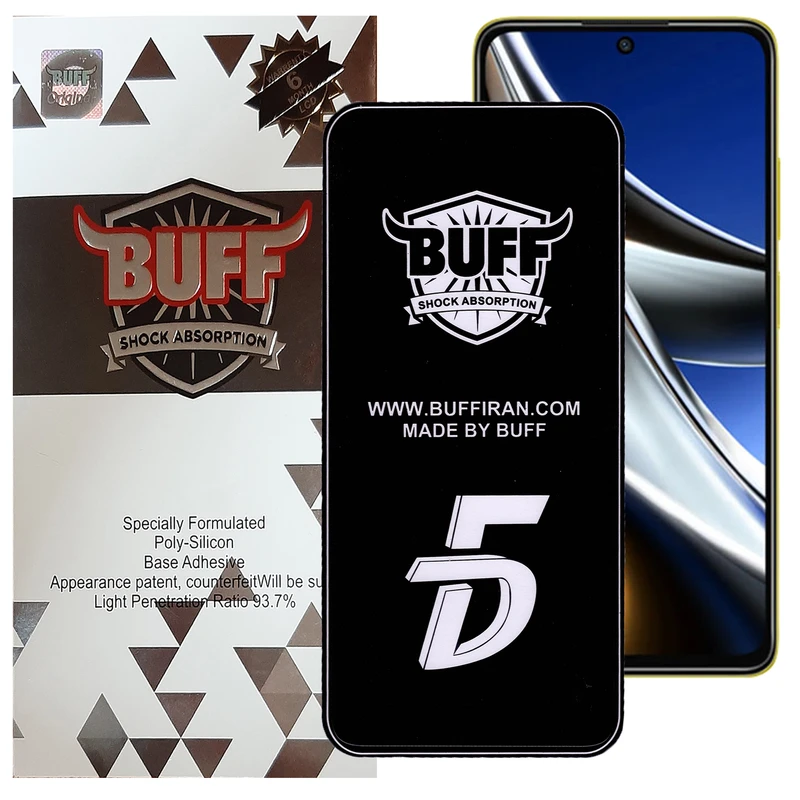 محافظ صفحه نمایش 5D بوف مدل F33-G مناسب برای گوشی موبایل شیائومی Poco X4 Pro 5G