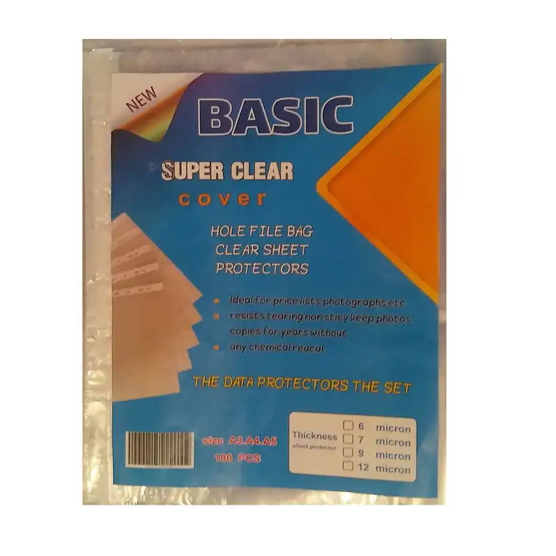 کاور کاغذ A4 بیسیک مدل 01 بسته 100 عددی