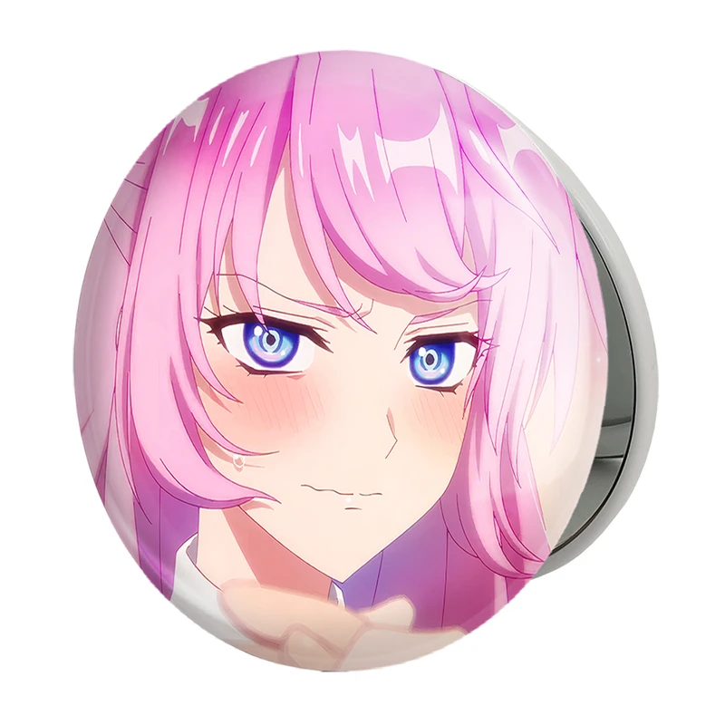 آینه جیبی خندالو طرح شیکیموری سان انیمه شیکیموری مدل تاشو کد 15891 